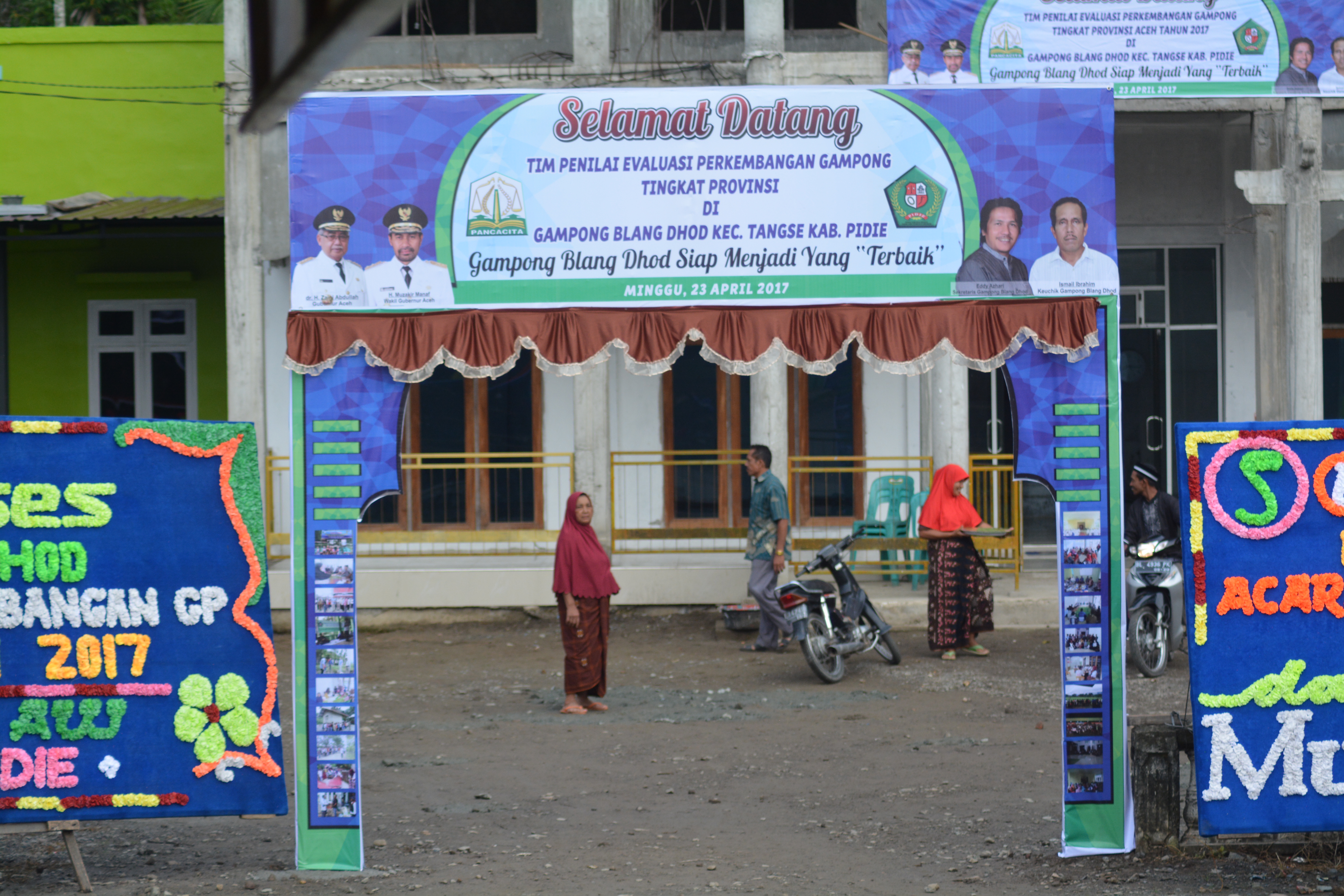 Tim Evaluasi Perkembangan Gampong Tingkat Provinsi Aceh Kunjungi Gampong Blang Dhod