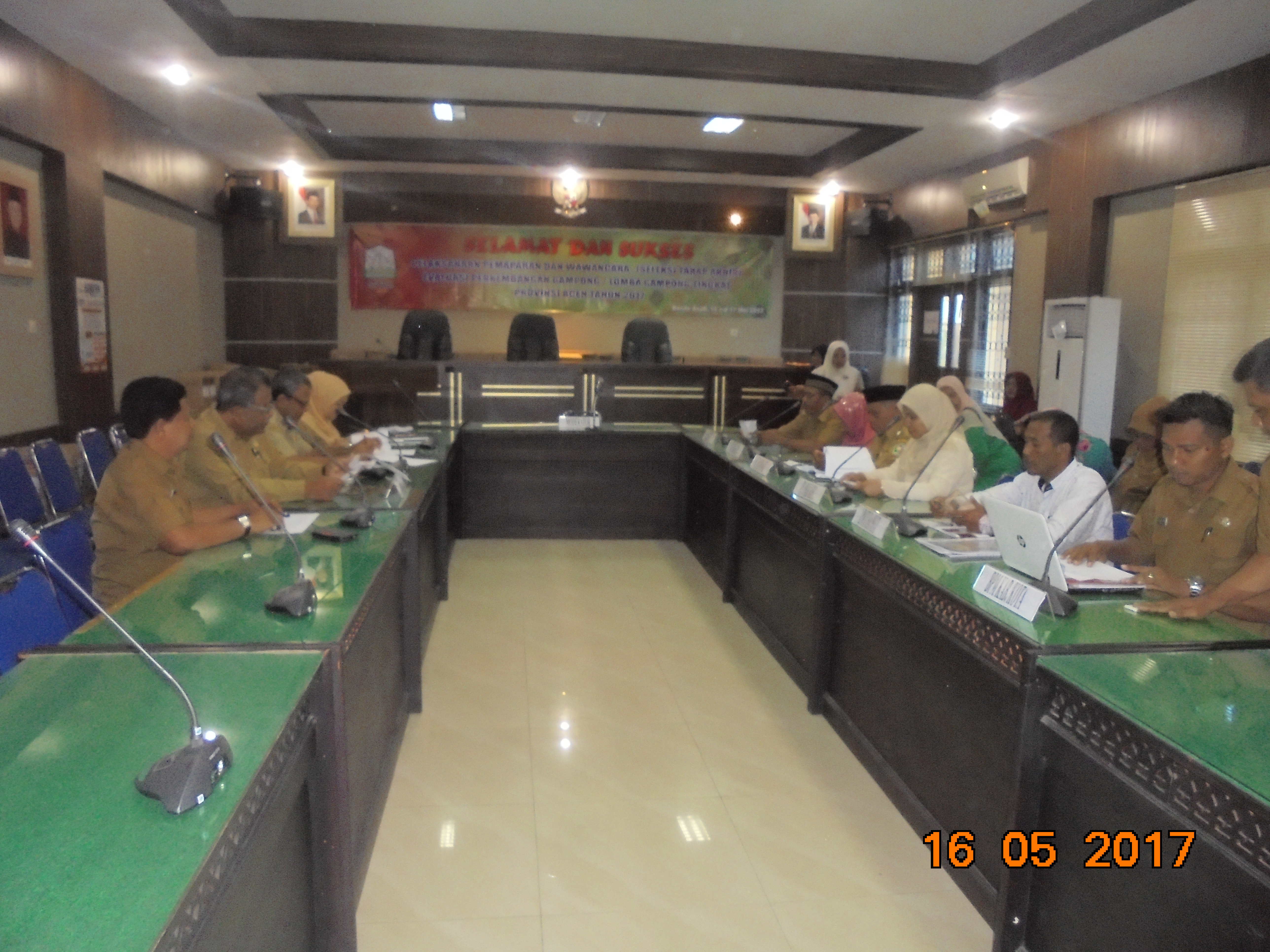 Presentasi Tahap Akhir Finalis Lomba Gampong Tingkat Provinsi Aceh Tahun 2017